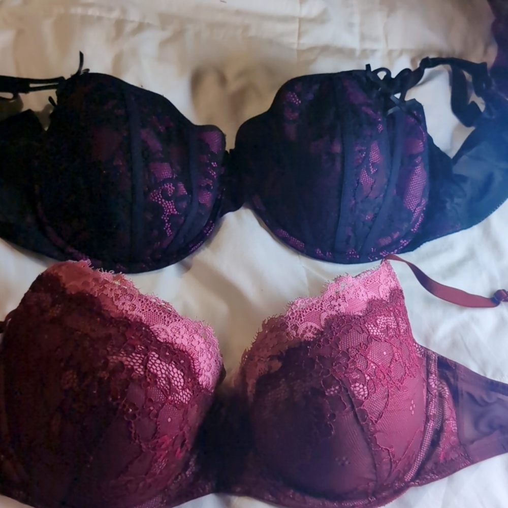 2 Adore Me Bras only